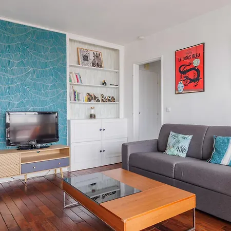 Lejlighed Charming With Balcony And View - 1bdr 2p - 19th Arr Paris