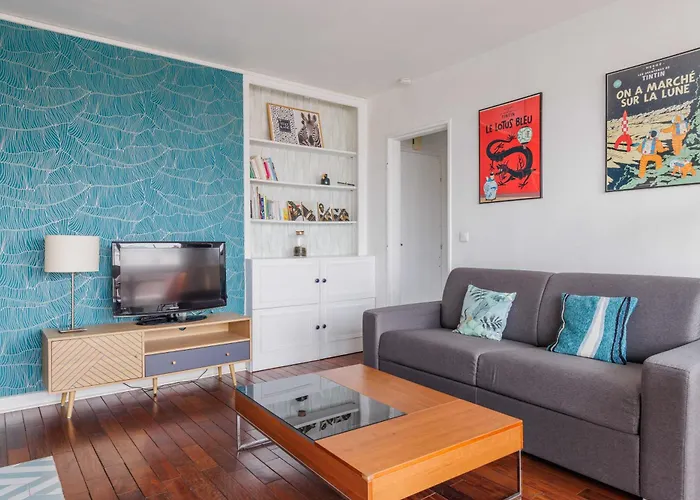 Daire Charming With Balcony And View - 1bdr 2p - 19th Arr Paris