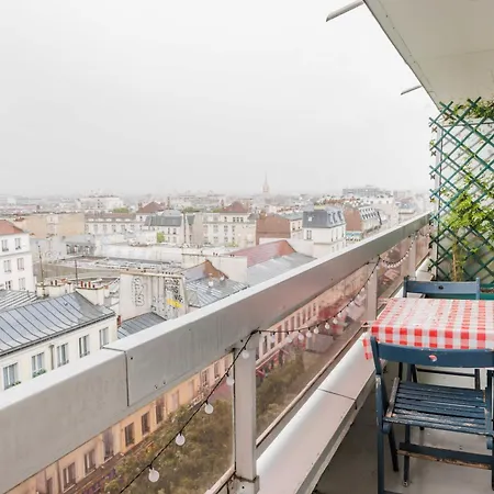 Charming With Balcony And View - 1bdr 2p - 19th Arr Appartement *