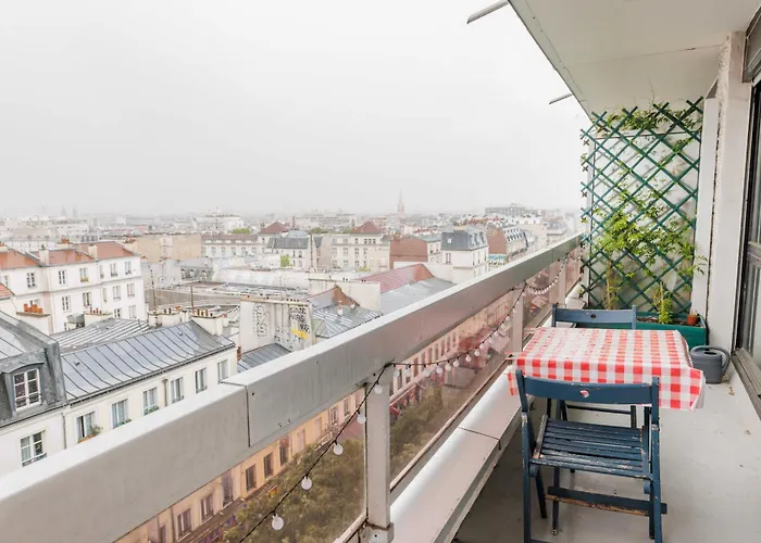Charming With Balcony And View - 1bdr 2p - 19th Arr Appartement *